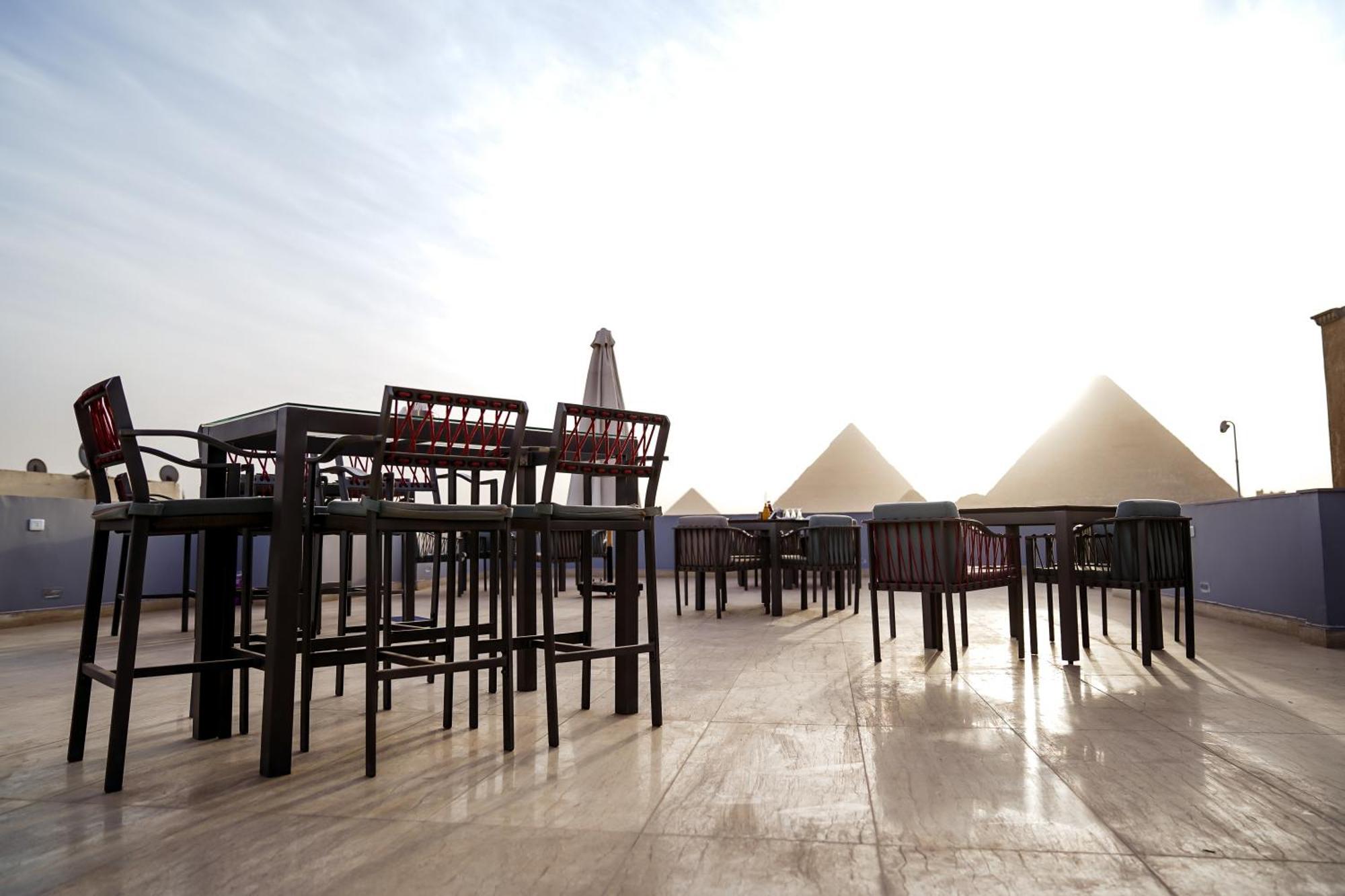 Pyramids Hotel Kafret el-Gabal Exterior foto